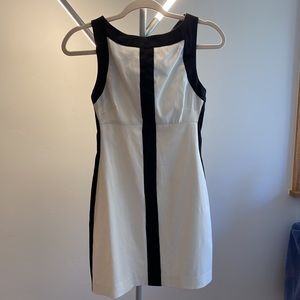 60s-inspired white dress